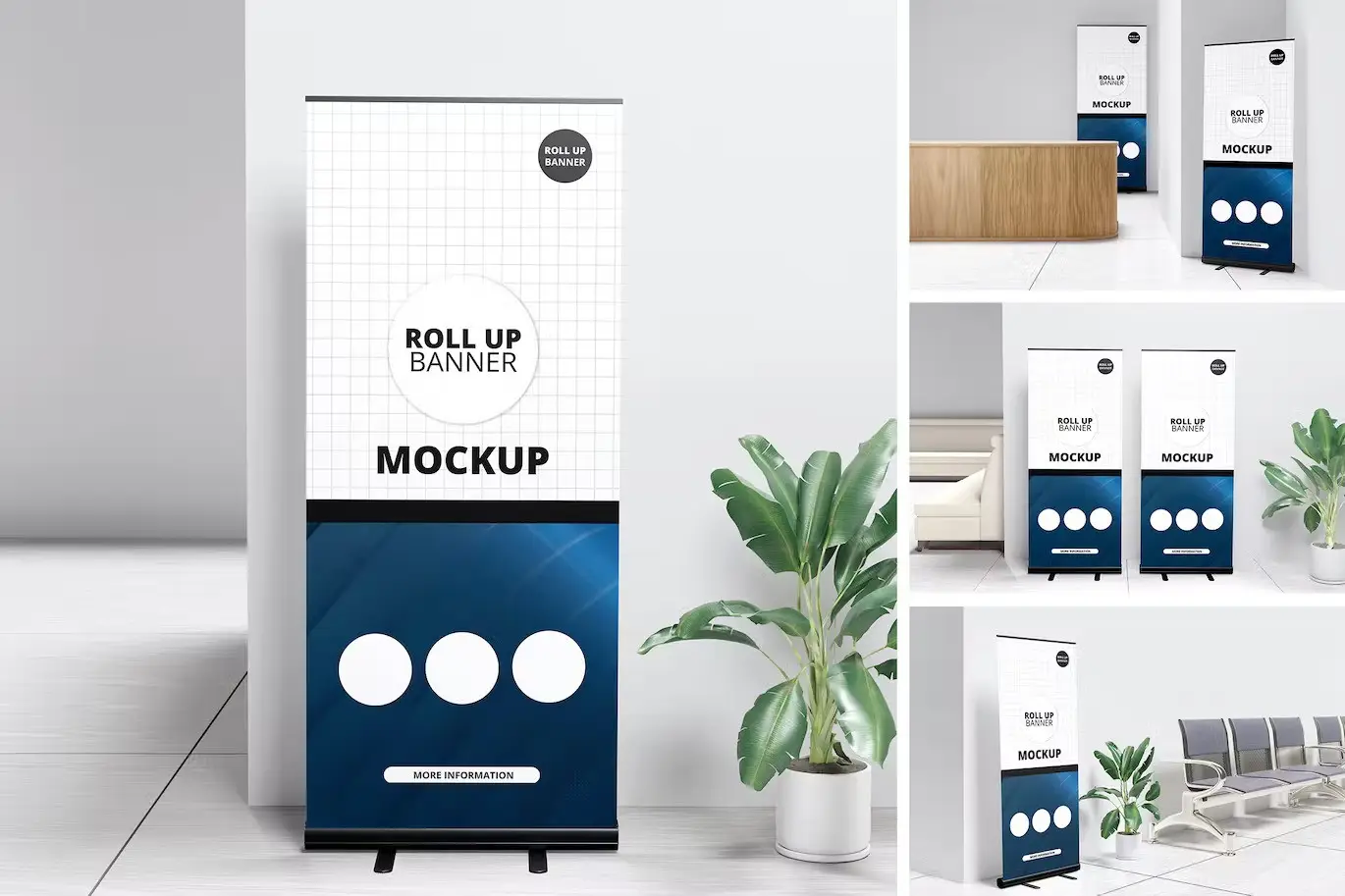 Roll Up Banner Mockup