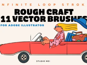 rough craft vector 11 brushes01