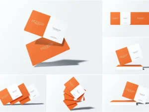 rounded business card mockup1