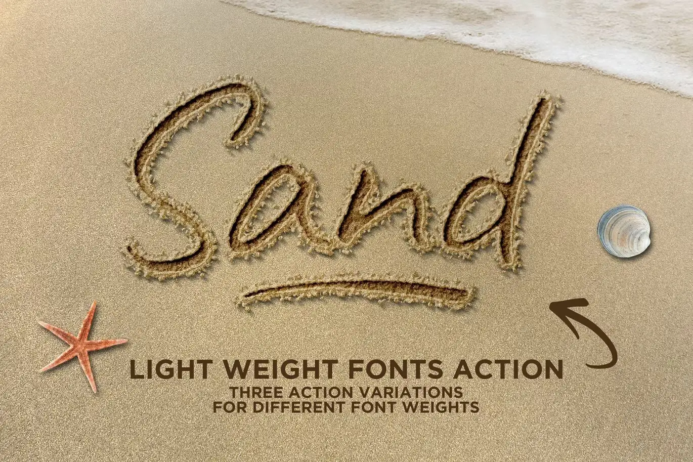 Sand Type Photoshop Action 3 sand type photoshop action2