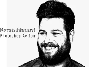 scratchboard photoshop action01 2