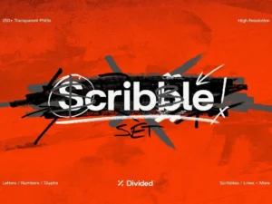 scribble set 150 elements
