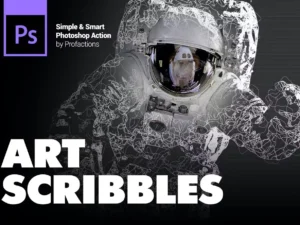 scribbles photoshop action1