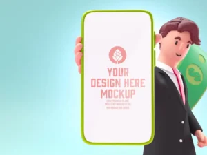 set crypto market 3d concept mockup3