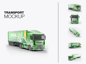 set heavy truck mockup1