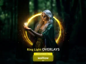 shine ring light effect transparent photo overlays1