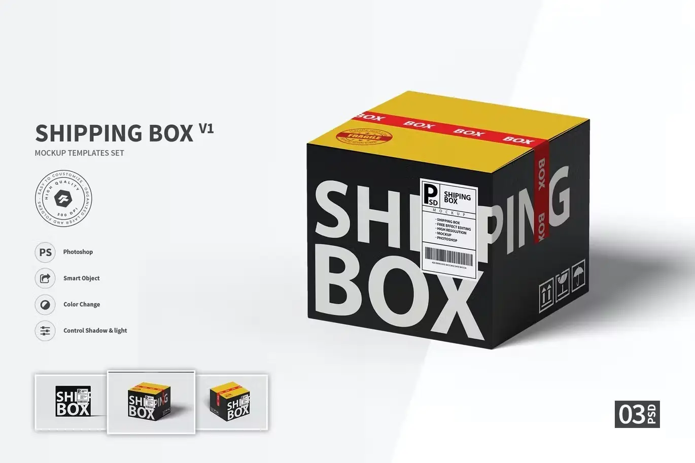 Shipping Box vol.03 - Mockup