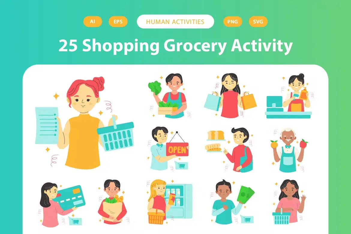 Shopping Grocery Activity
