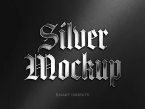 silver logo mockup1