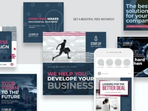simple business social media templates1