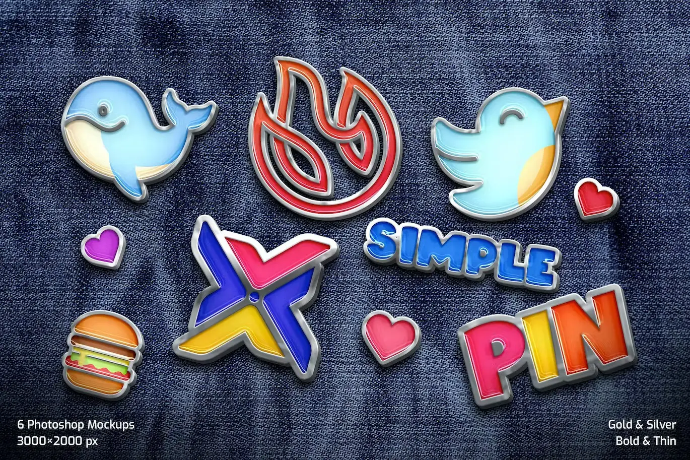 Simple Enamel Pin 3 simple enamel pin2