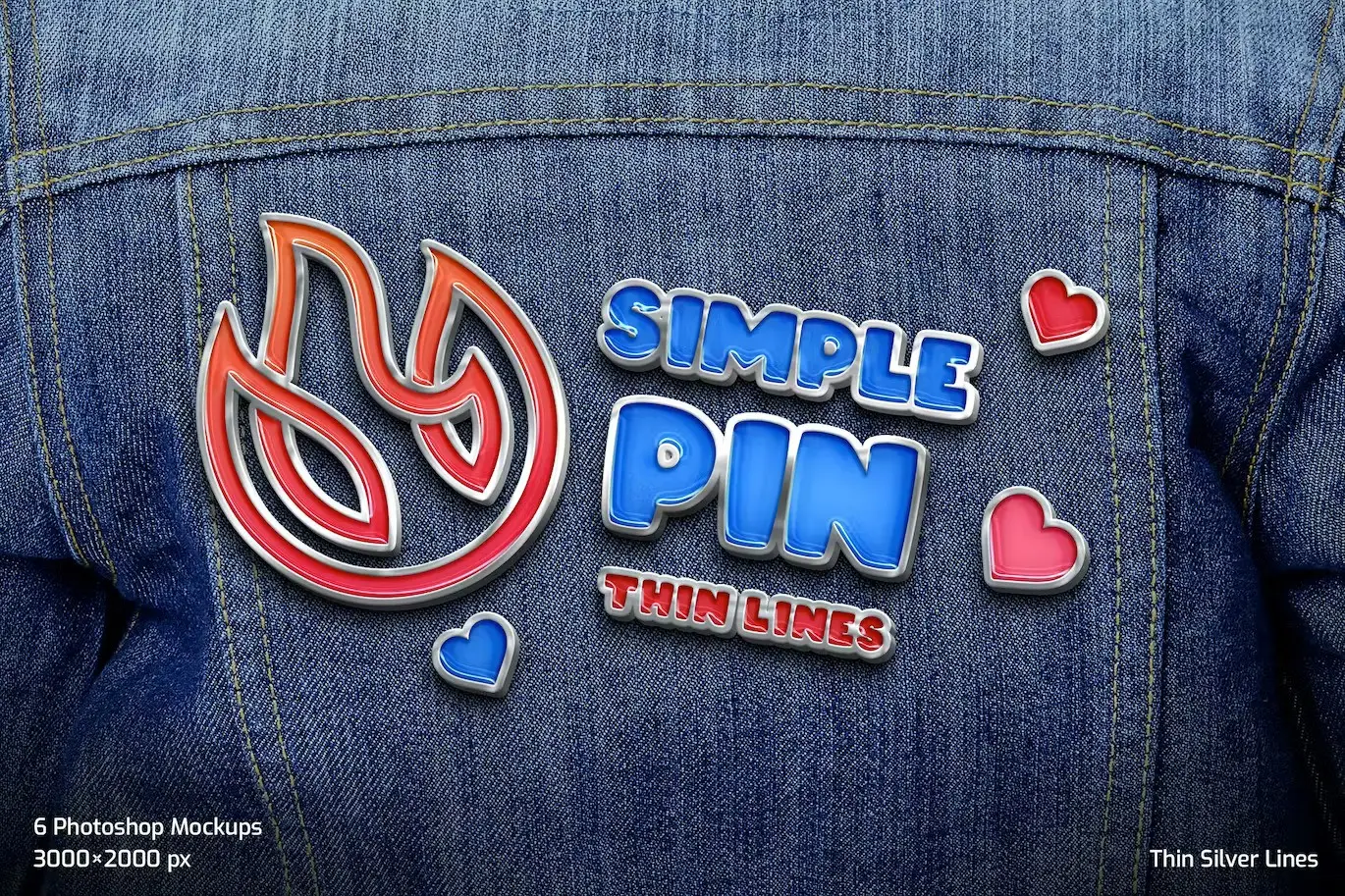 Simple Enamel Pin 6 simple enamel pin5