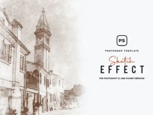 sketch effect photoshop1