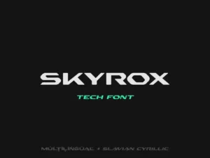 skyrox font1