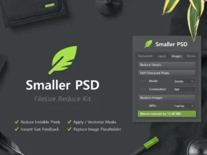 smaller psd filesize reduce kit1