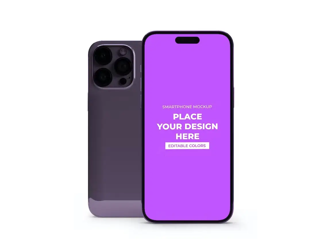 Smartphone Mockup Template Set 6 smartphone mockup template set04
