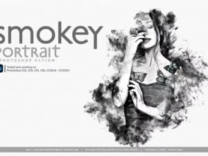 smokey portrait photoshop action01