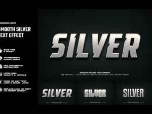 smooth silver text effect1
