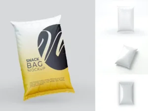 snack bag mockup set1