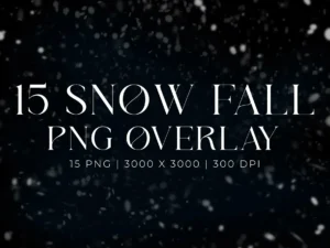 snow fall overlay1