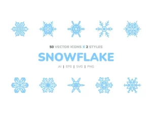 snowflake icon pack1