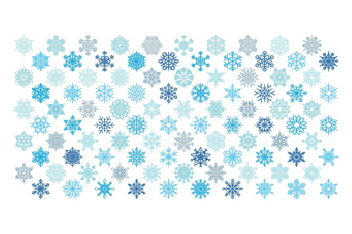 Snowflake Symbols Set 3 snowflake symbols set2