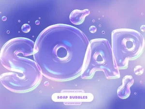 soap bubbles photoshop action3
