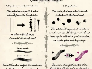 splatter smear brushes 2