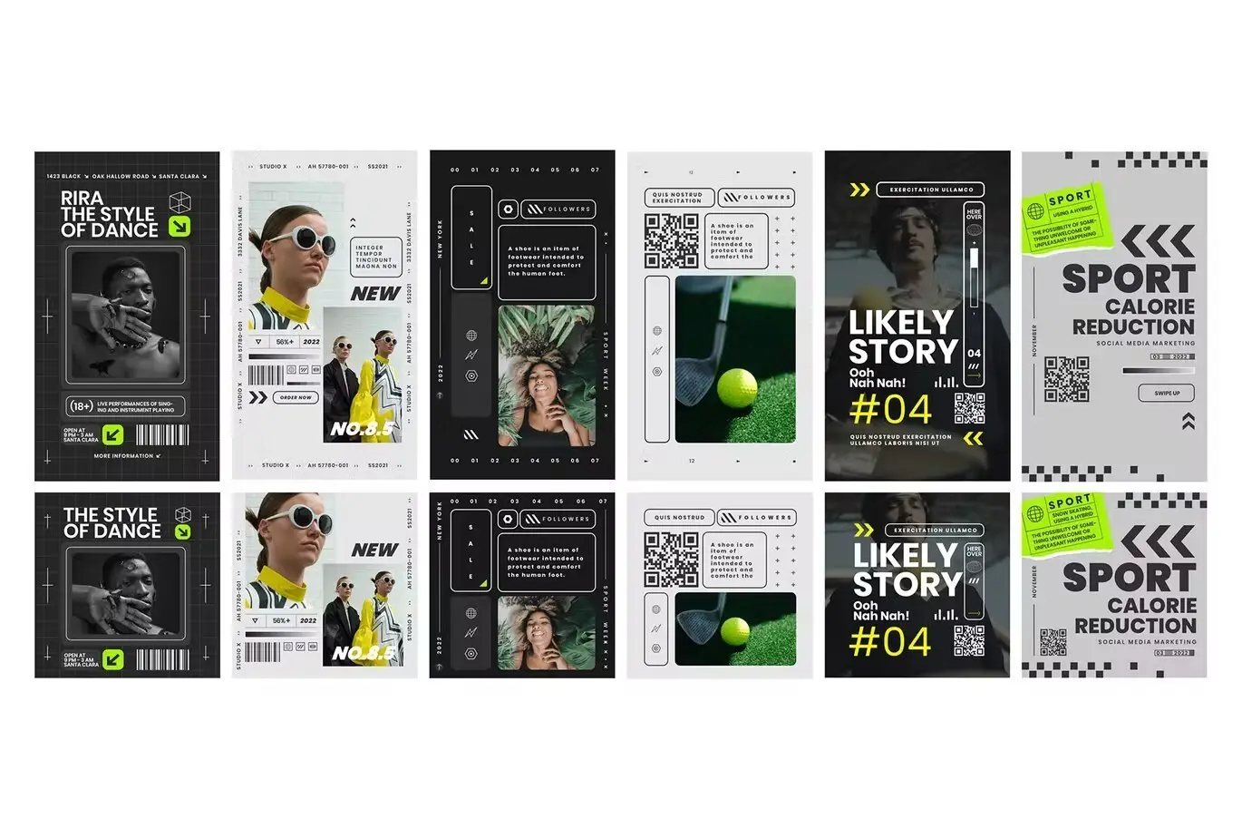 Sport Instagram Pack 3 sport instagram pack3