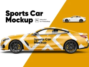 sports car mockup1