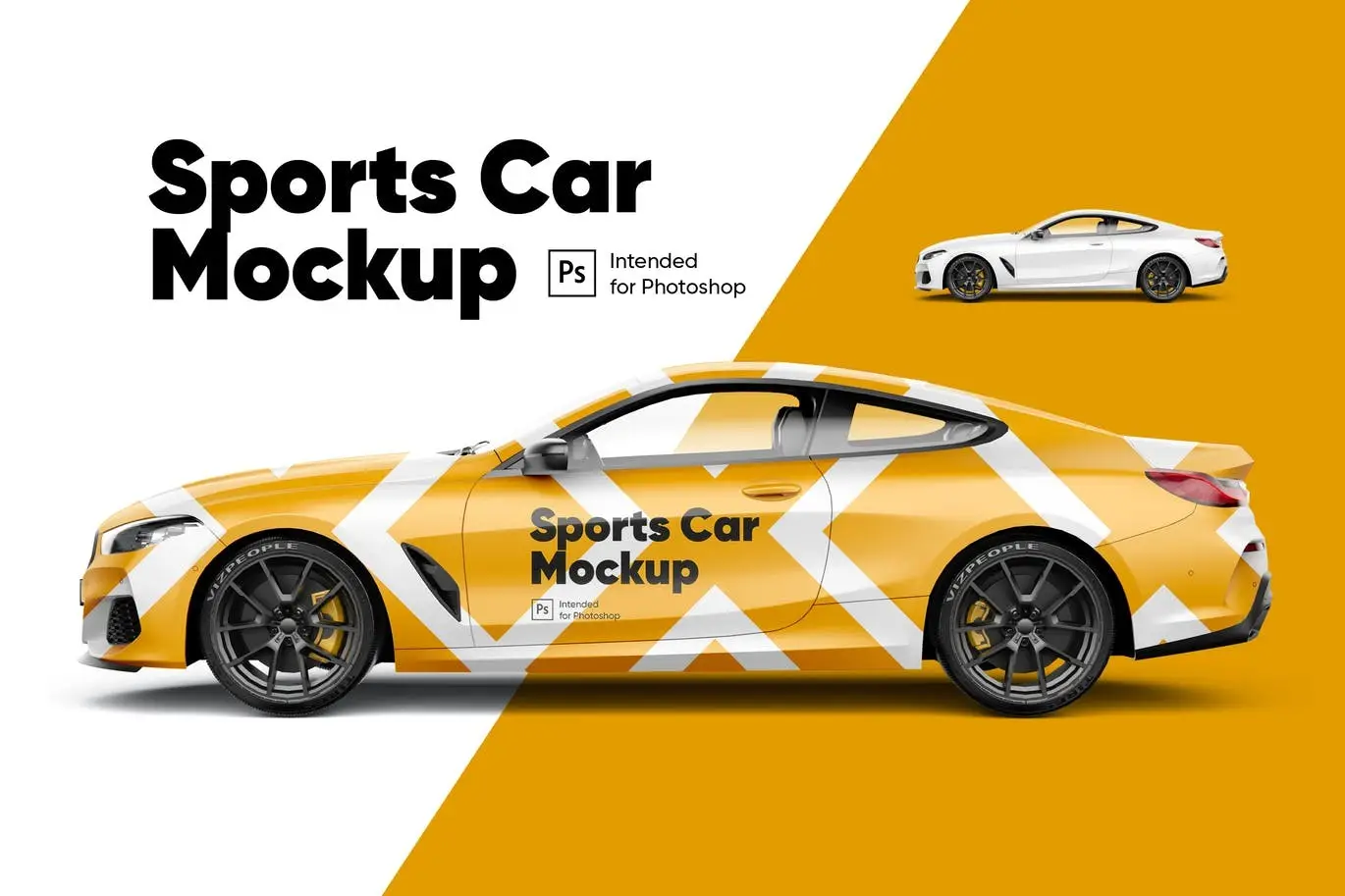 Sports Car Mockup
