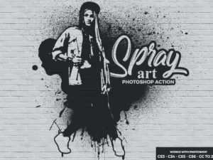 spray art photoshop action1