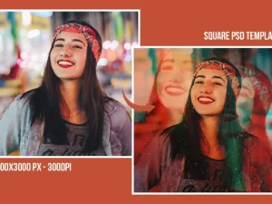 square poster distortion effects2