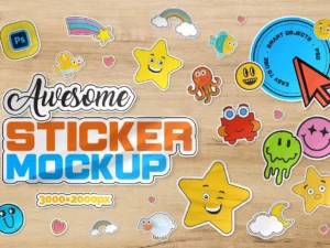 sticker mockup1