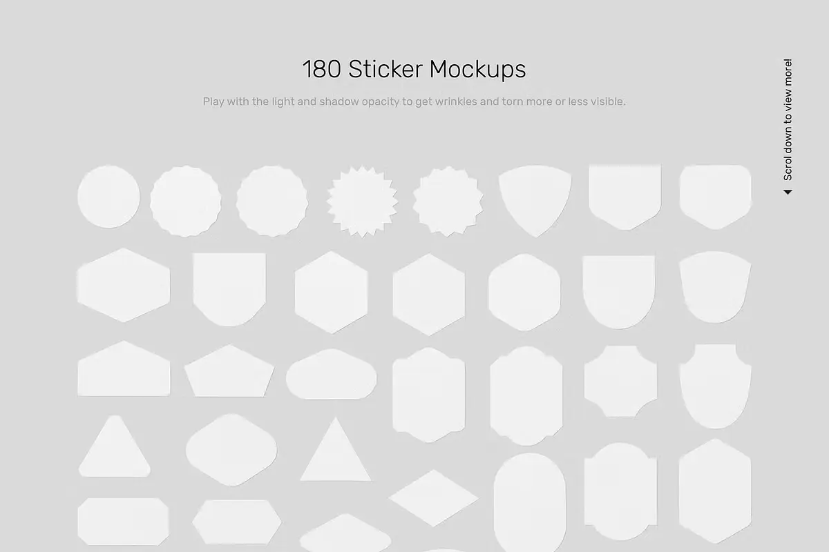 Sticker Mockups - Shape Generator