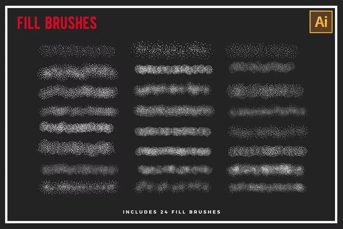 Stipple Brushes For Illustrator