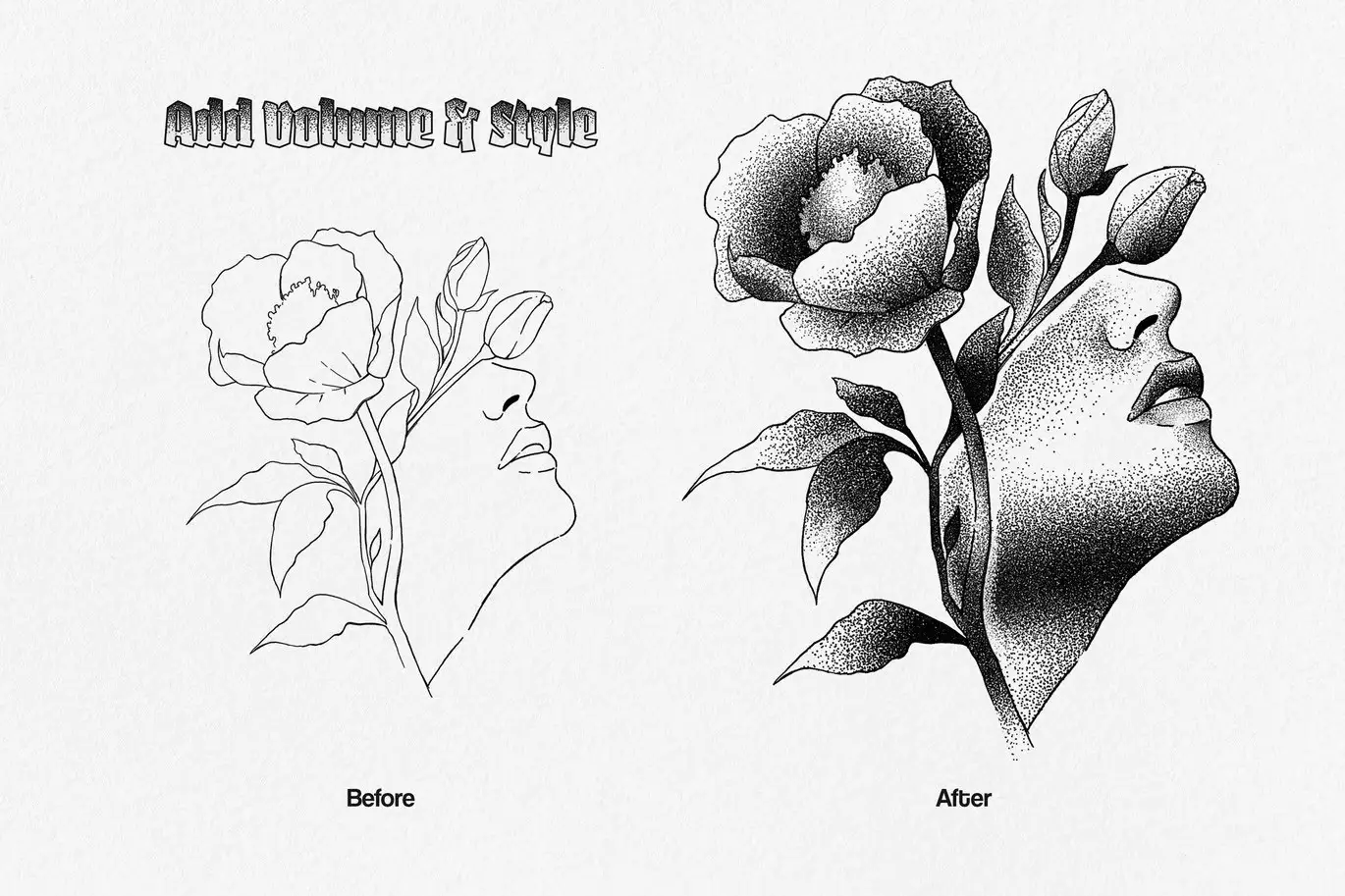 Photoshop Stipple Brushes