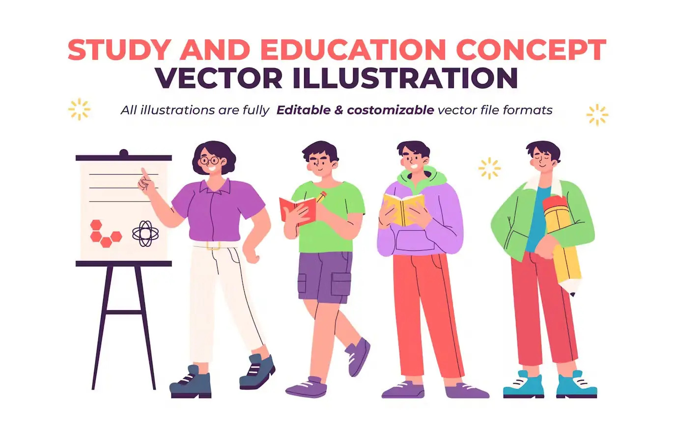 Study and Education Concept Illustration 4 study and education concept illustration2