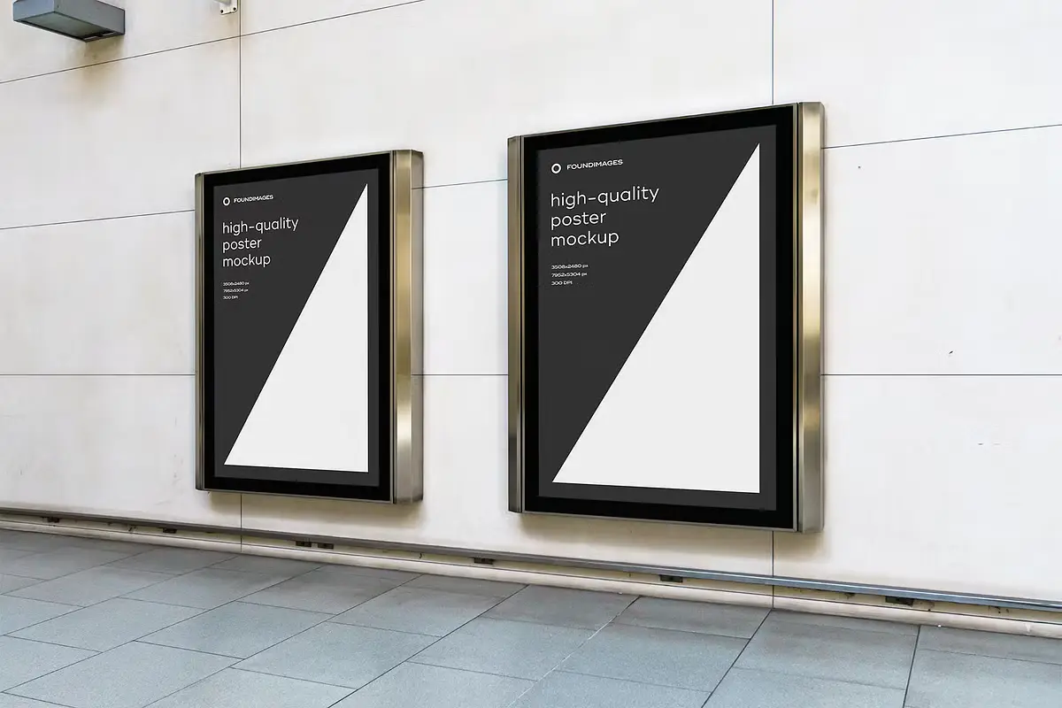 Subway Poster Mockup Bundle Metro 5 subway poster mockup bundle 18