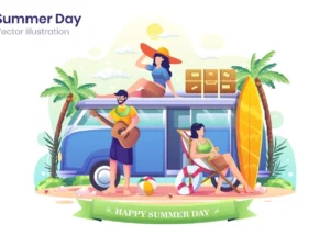 summer day illustration1