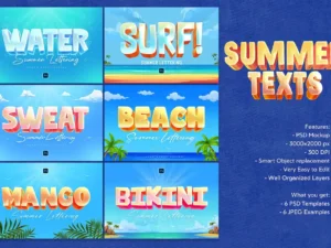 summer text effects2