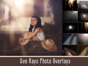 sun rays photo overlays1