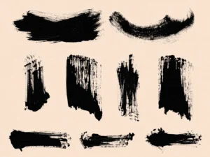 swirls strokes brushes set2