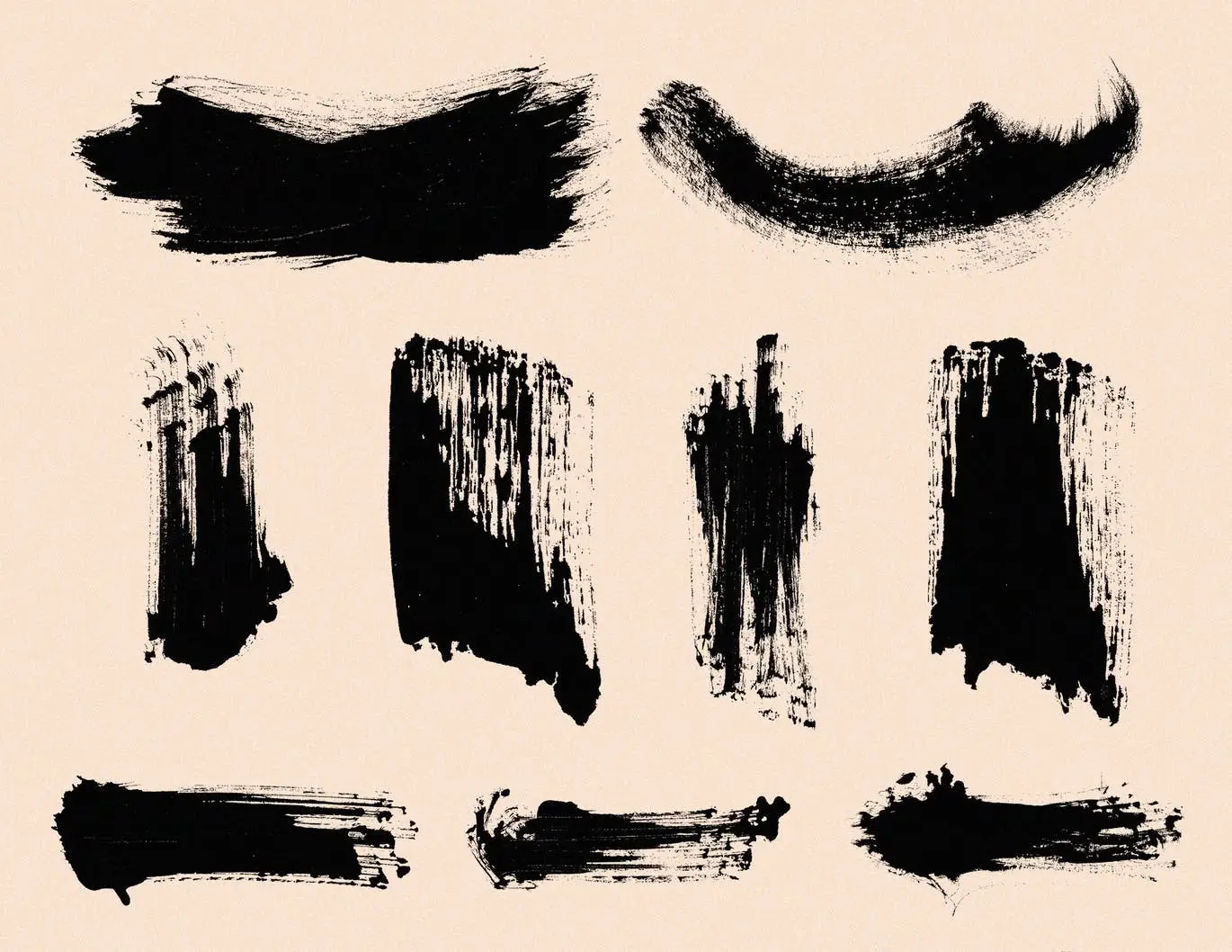 Swirls &amp; Strokes Photoshop Brushes Set