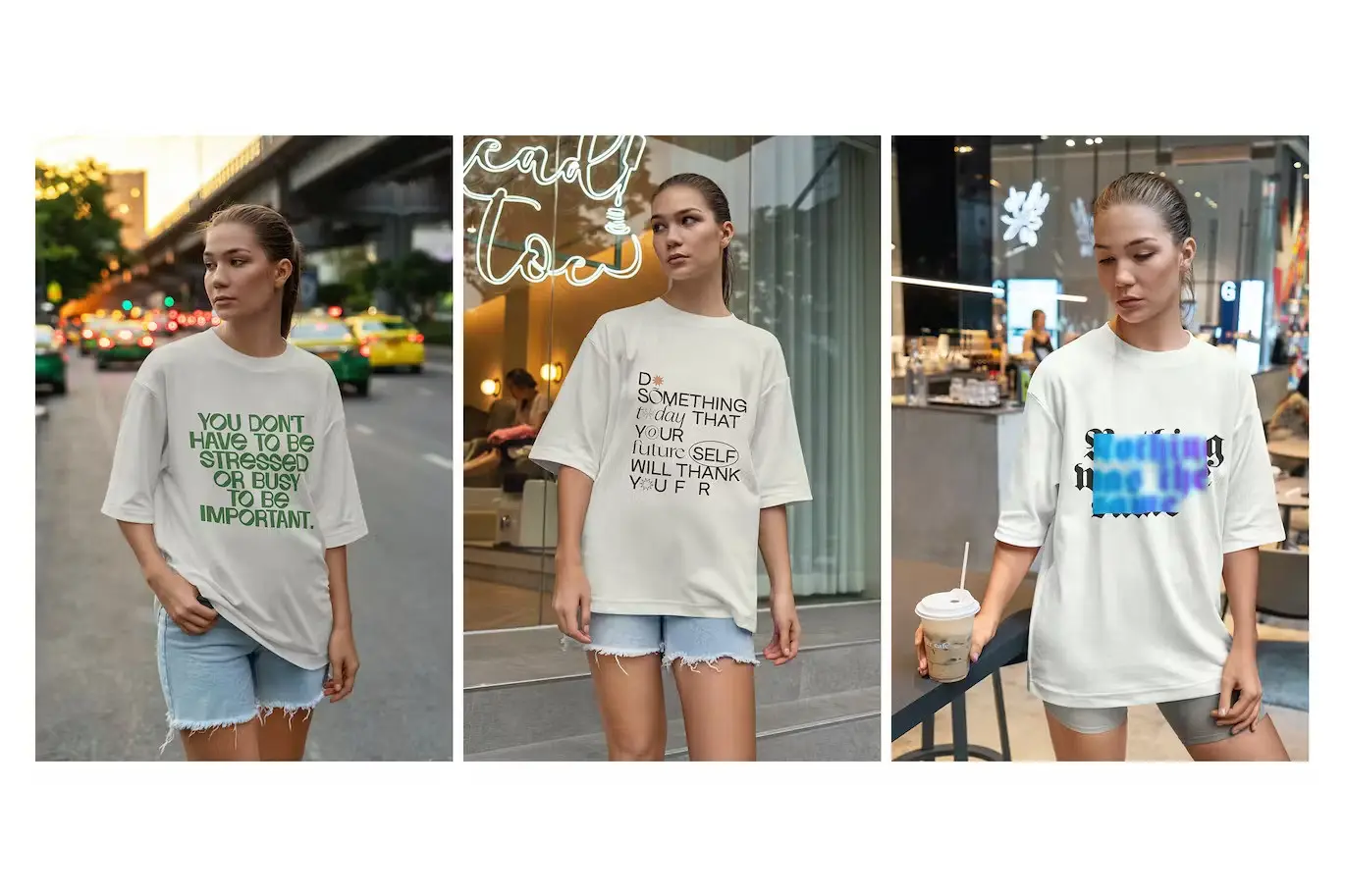 T-Shirt Mockup Model in Big City 12 t shirt mockup model in big city13