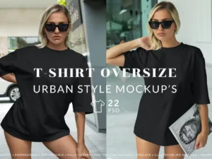 t shirt mockups oversize style urban01