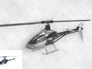 techno sketch art photoshop action05