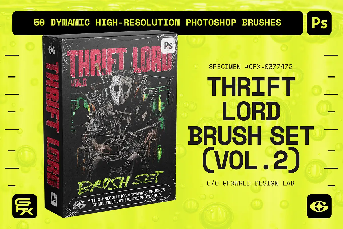 Thrift Lord Brush Set (Vol. 2) 5 thrift lord brush set vol 222
