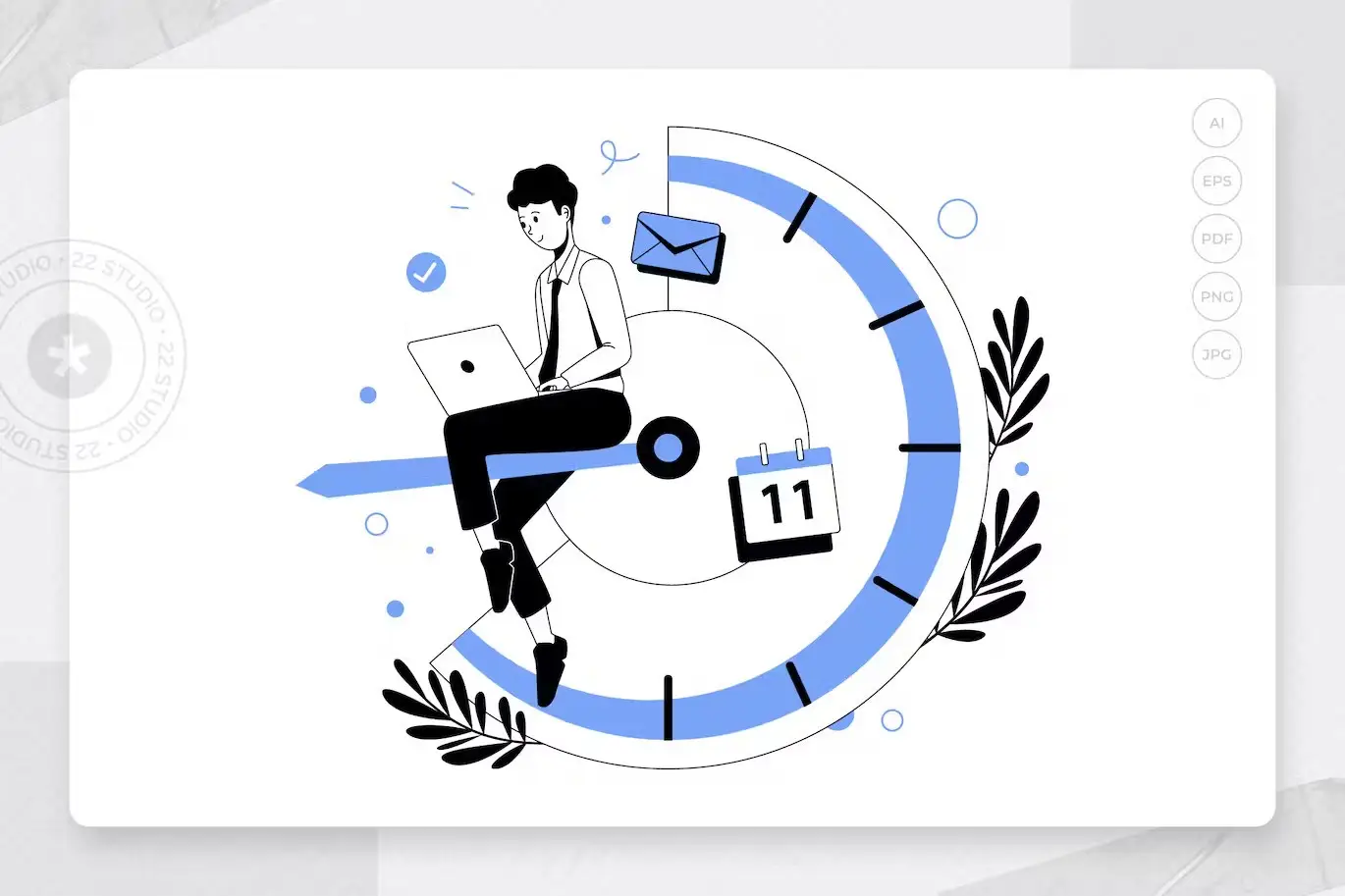 Time Management Illustration 7 time management illustration7