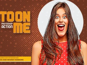 toon me photoshop action cartoonize 201